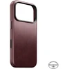 Burga Nomad Traditional Odinis dėklas, burgundy (Horween) – iPhone 18 Pro/17 Pro