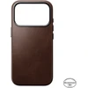 Burga Nomad Traditional Odinis dėklas, rustic ruda (Horween) – iPhone 18 Pro/17 Pro