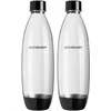 Buteliukai SodaStream Fuze, 1l, juodi, 2 vnt