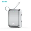 BWOO 20000mAh greitojo įkrovimo išorinė baterija PD45W su 2 laidais Type C ir Lightning P78 sidabrinė