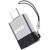 BWOO adapteris BZ-35 USB į USB-C pilkas OTG