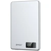 BWOO aliumininė magnetinė išorinė baterija P75 PD 20W 5000 mAh su skaitmeniniu ekranu ir USB-C jungtimi, sidabrinė