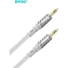 Audio adapteris Bwoo (AUX075) 3,5mm į 3,5mm (p-p) pilkas