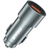 Įkroviklis automobilinis Bwoo (CC73) (1xUSB; 1xUSB-C; 38W) juodas