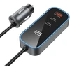BWOO CC107 PD automobilinis įkroviklis 1x USB-C – USB-A jungtis 30W juodas