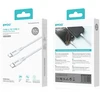 USB kabelis Bwoo (X282) „USB-C“ į USB-C (60W) 2m baltas