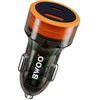 BWOO 38W greitas skaidrus automobilinis įkroviklis BO-CC85 QC 18W + PD 20W