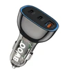 BWOO 68W automobilinis įkroviklis, dvigubas USB-C ir USB prievadas