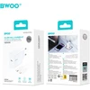 BWOO sieninis įkroviklis CDA233 PD 20W 1x USB-C su USB-C – Lightning laidu baltas