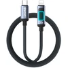 BWOO X324CL pintas greitojo įkrovimo laidas su šviesos indikatoriumi PD 27W USB-C – Lightning