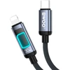 BWOO X324CL pintas greitojo įkrovimo laidas su šviesos indikatoriumi PD 27W USB-C – Lightning