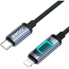BWOO X324CL pintas greitojo įkrovimo laidas su šviesos indikatoriumi PD 27W USB-C – Lightning