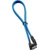 CableMod ModMesh Right Angle SATA 3 Cable 30cm – light mėlynas