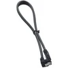 CableMod ModMesh Right Angle SATA 3 Cable 30cm – carbon