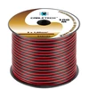 Cabletech Kabelis głośnikowy 1,0mm juoda-raudona