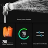 Camping Showers Flextail Tiny Shower vandens krepšys, oranžinis