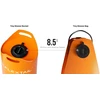 Camping Showers Flextail Tiny Shower vandens krepšys, oranžinis