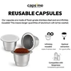 Caps Me CAPSME Nespresso reusable pods x3
