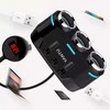 Car Cigarette Lighter Socket Splitter B39 Type C – 3 sockets + 2xUSB – 2,1A 100W with display and cable