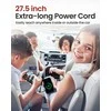 Car Cigarette Lighter Socket Splitter B39-C – 3 sockets + USB + Type C – QC 3.0 PD 3A 120W with display and cable