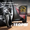 Car Moto Flextail Evo padangų pompa 200, juoda