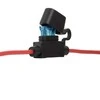 Carmotion Lizdas pridegėjo kištukui su 100cm laidu,su15A saugikliu ir 8.4mm kilpelėmis