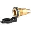 Carmotion Lizdas maitinimo automobilinis žalvarinis su dangteliu 12/24V 15A