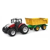 Carruzzo Amewi Toy Traktor mit Kippanhänger Radijo bangomis valdomas (RC) modelis Traktoriui Elektrinis variklis 1:24