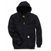 Carruzzo Carhartt Midweight Hooded ZIP Sweatshirt Juodas