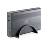 Carruzzo Conceptronic CHD3DUSB3 saugojimo diskų korpusas HDD korpusas Grafitas 3.5″