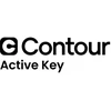 Carruzzo Contour Design Active Key AK-4400-G klaviatūra USB QWERTY Juoda