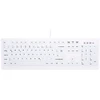 Carruzzo Contour Design Active Key AK-C8100 klaviatūra Biuras Radijo dažnio belaidė Vokiečių Balta