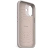 Decoded AntiMicrobial Silicone Backcover – silikoninis apsauginis dėklas, skirtas iPhone 17, suderinamas su MagSafe (soft taupe)