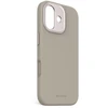Decoded AntiMicrobial Silicone Backcover – silikoninis apsauginis dėklas, skirtas iPhone 17, suderinamas su MagSafe (soft taupe)
