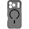„Decoded DropTec“ skaidrus galinis dangtelis „MagSafe“ dėklas, skirtas „iPhone 17 Pro“ - juodas