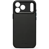 „Decoded Leather Back Case“ – „Decoded“ odinis „iPhone 17 Pro Max“ dėklas, suderinamas su „MagSafe“ (juodas)