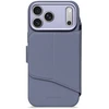 Carruzzo Decoded Tekstūrinio silikono Nuimamas Dėklas-Piniginė su MagSafe iPhone 17 Pro Max – Mėlynas