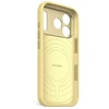Dėklas Decoded AntiMicrobial Silicone Backcover – silikoninis apsauginis dangtelis, skirtas iPhone 17 Pro, suderinamas su MagSafe (yuma yellow)