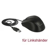 Mitel Carruzzo DeLOCK 12548 kompiuterinė pelė Biuras Kairė ranka USB A tipo Optinis 2400 DPI