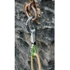 Carruzzo Edelrid 737910106270 laipiojimo karabinas Fiksuojamasis karabinas D formos Žalia, Pilka 6 vnt