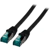 Carruzzo EFB Elektronik MK6001.20B tinklo kabelis Juoda 20 m Cat6a S/FTP (S-STP) Turas