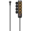 Hama Garden, Statyba, 4 SCHUKO lizdai, juodas, 4m, 3680W, IP44
