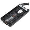 Carruzzo Icy Dock MB834TP-B saugojimo diskų korpusas SSD korpusas Aliuminis, Juoda 2.5″