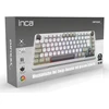 Carruzzo Inca IKG-455 klaviatūra Žaidimams USB + RF belaidė + Bluetooth QWERTY Vokiečių Balta
