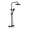 Carruzzo Juodas Thermo Shower Column
