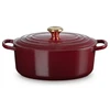 Carruzzo Le Creuset 21178299494441 prikaistuvis 4,7 L Ovalus Raudona