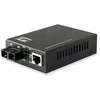 Carruzzo LevelOne GVT-2002 tinklo medijos keitiklis 1000 Mbit/ai 1310 nm Vienas režimas Juoda