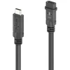 Carruzzo PureLink PI6630-030 USB kabelis USB4 Gen 2×2 3 m USB C 20 Gbit/s 100 W Juoda