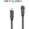 Vision Carruzzo PureLink PI6630-030 USB kabelis USB4 Gen 2×2 3 m USB C 20 Gbit/s 100 W Juoda