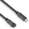 Carruzzo PureLink PI6630-030 USB kabelis USB4 Gen 2×2 3 m USB C 20 Gbit/s 100 W Juoda